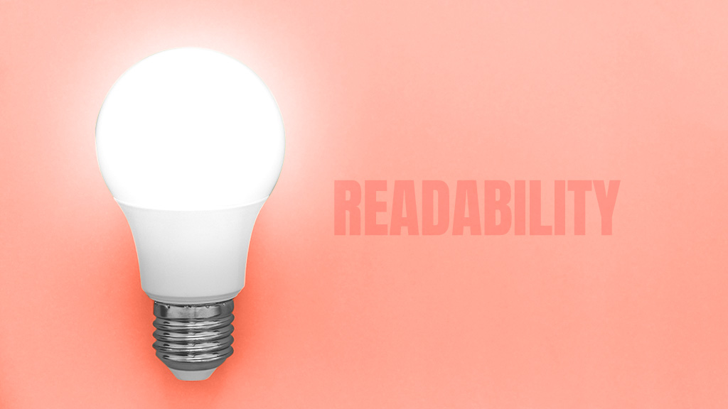 focus on readability